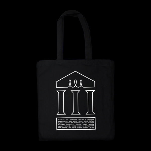 DEEWEE CLASSIC BLACK TOTE BAG