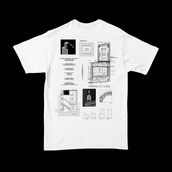 DEEWEE FOUNDATIONS WHITE T-SHIRT