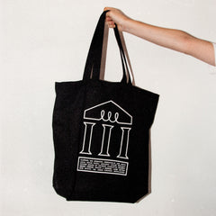 DEEWEE CLASSIC BLACK TOTE BAG