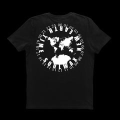 SOULWAX - 'NEW EARTH TIME' T-SHIRT [BLACK]