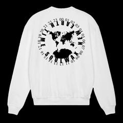 SOULWAX - 'NEW EARTH TIME' SWEATSHIRT [WHITE]